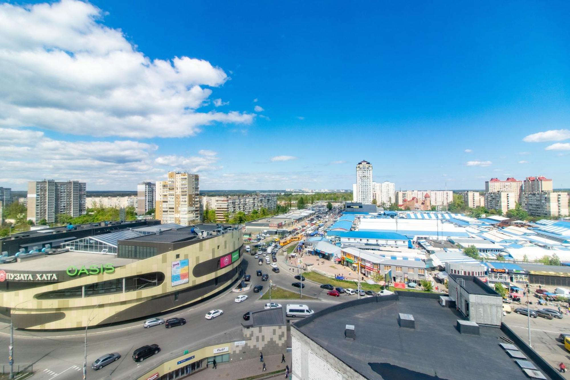 Kvartirkoff Na Obolonskom 40 Kyjev Exteriér fotografie