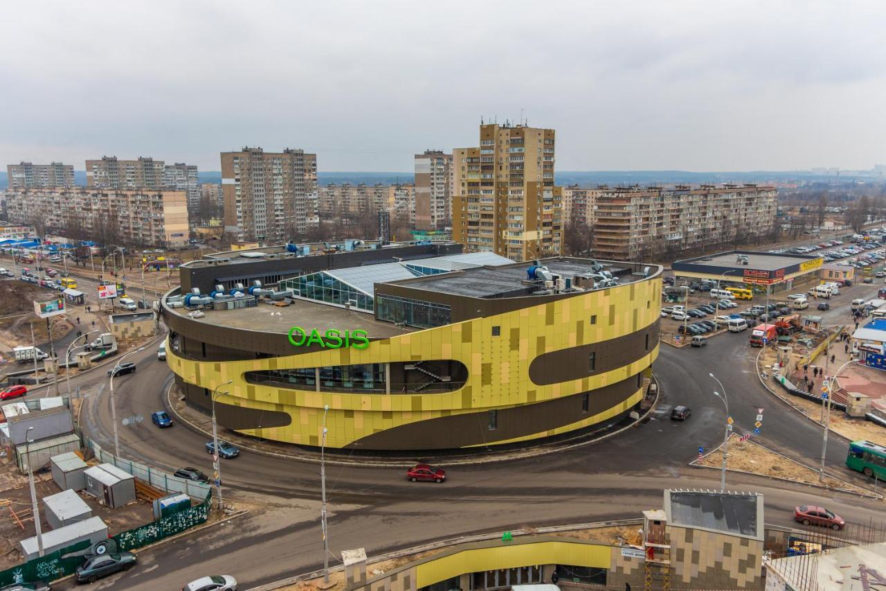 Kvartirkoff Na Obolonskom 40 Kyjev Exteriér fotografie